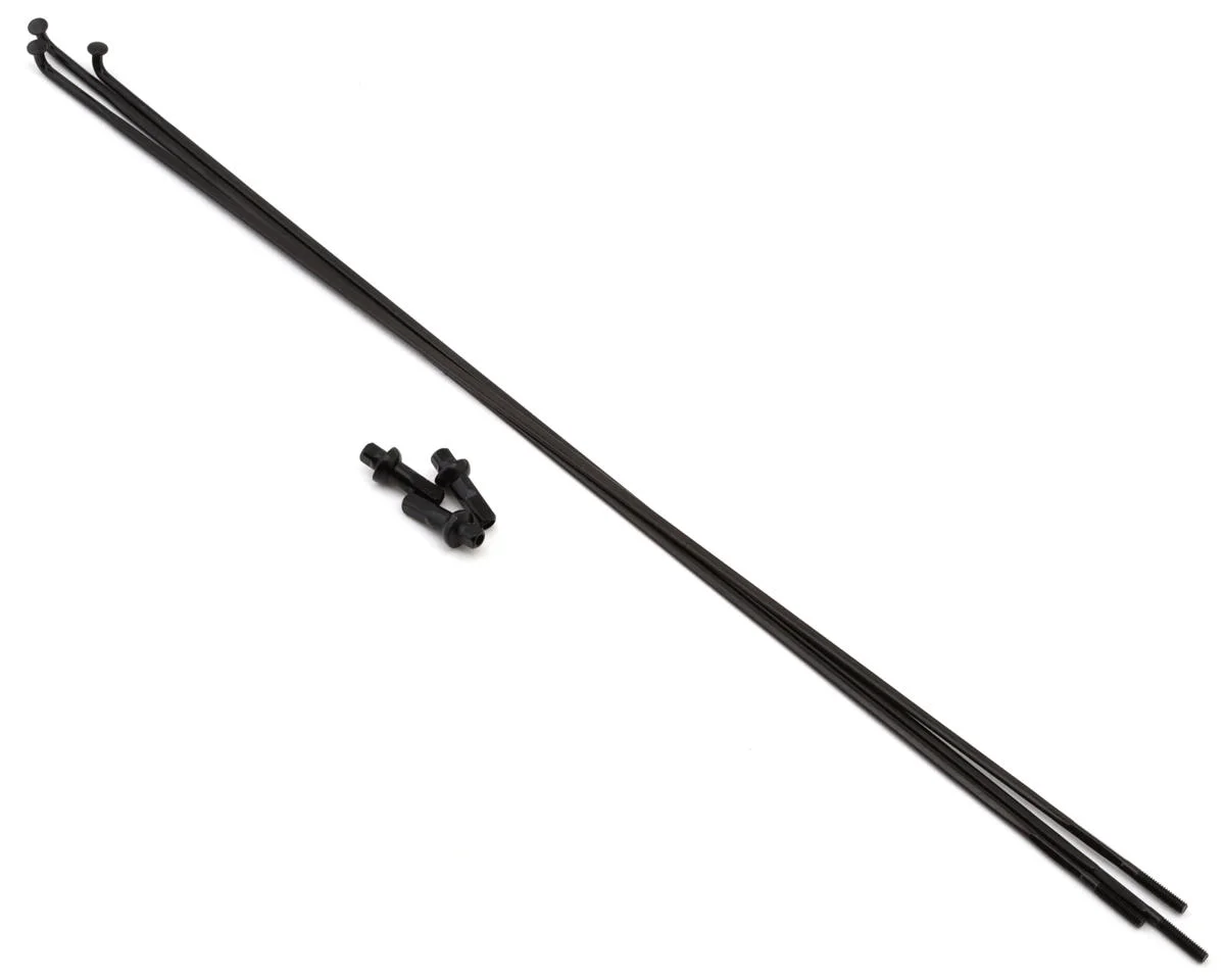Zipp CX-Sprint Spokes (Black) (Bladed) (J-Bend) (Set of 3) (264mm)